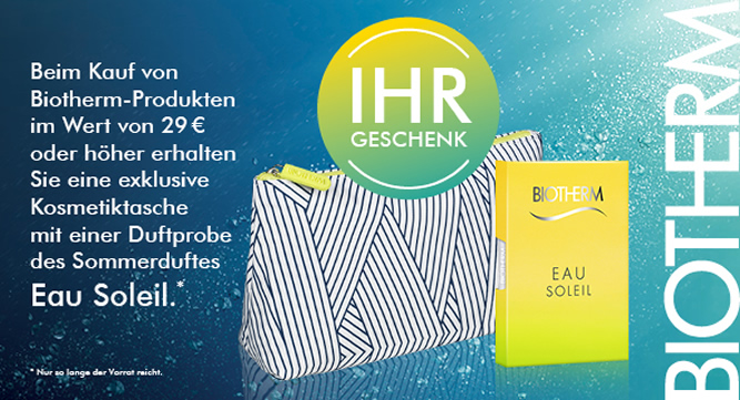 Biotherm - Eau Soleil mit Tasche (Beauty-Wochen 2016)