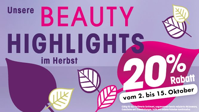 Beauty Highlights im Herbst 2016