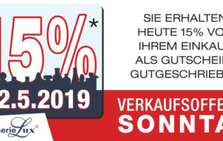 Verkaufsoffener Sonntag Mai 2019